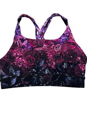 Lululemon sports bra. Athletic
Size 4. Purple with flowers